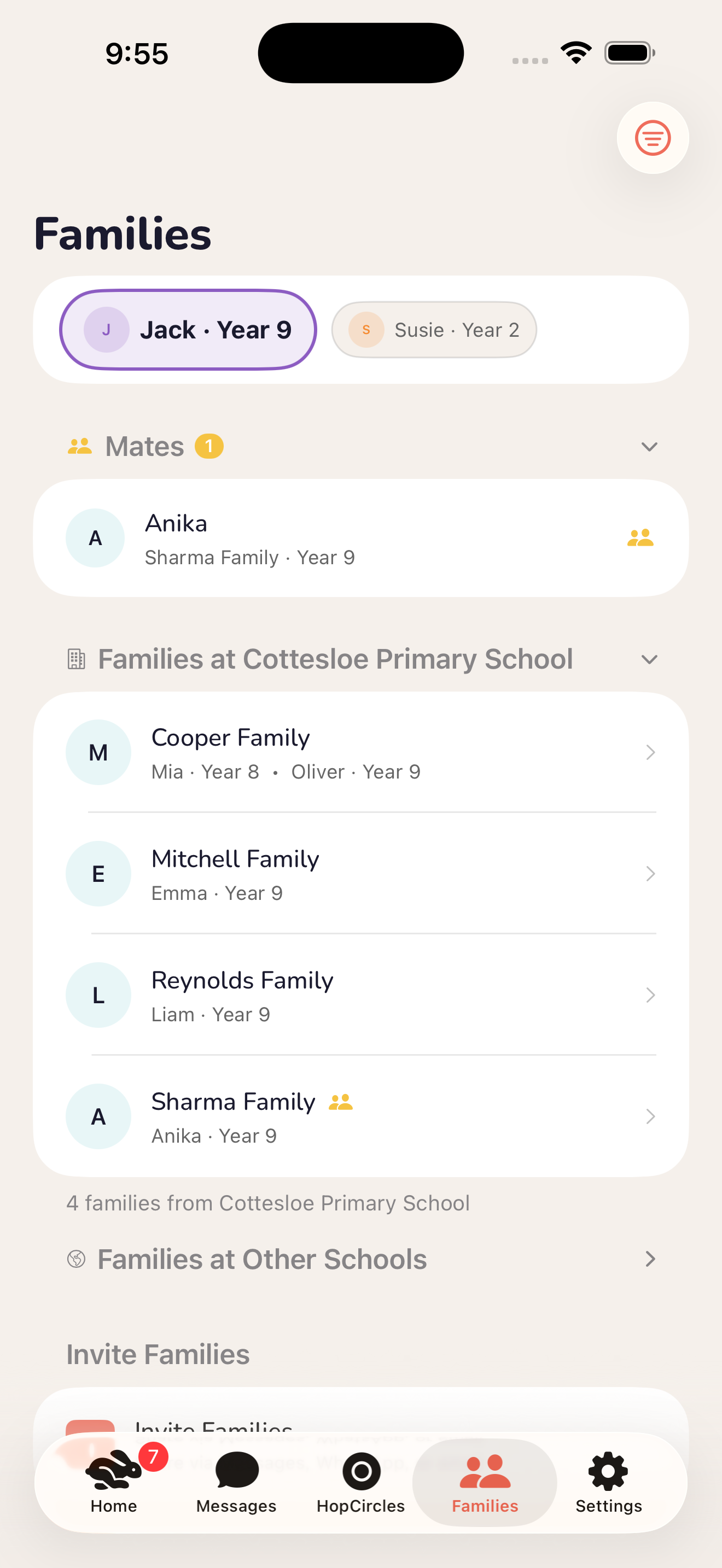 Families